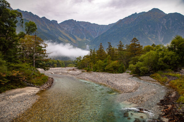 Scenic Mountain River Valley Landscape Photography