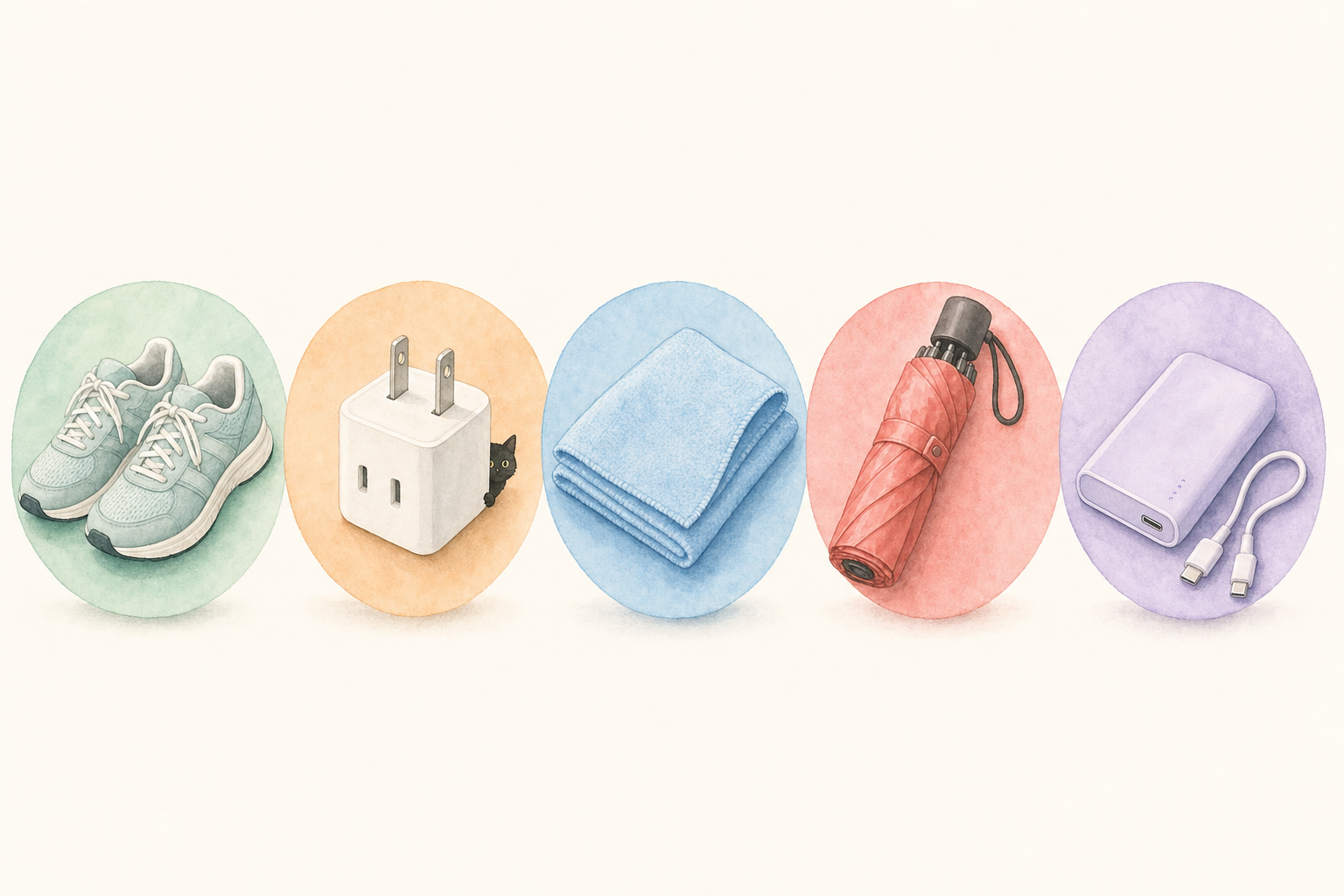Cinq essentiels à emporter au Japon