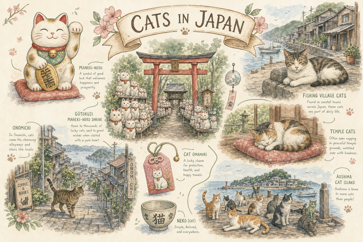 Cats in Japan: where to find them