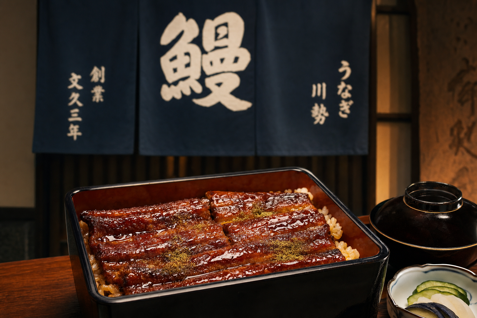 Unagi grilled eel over rice
