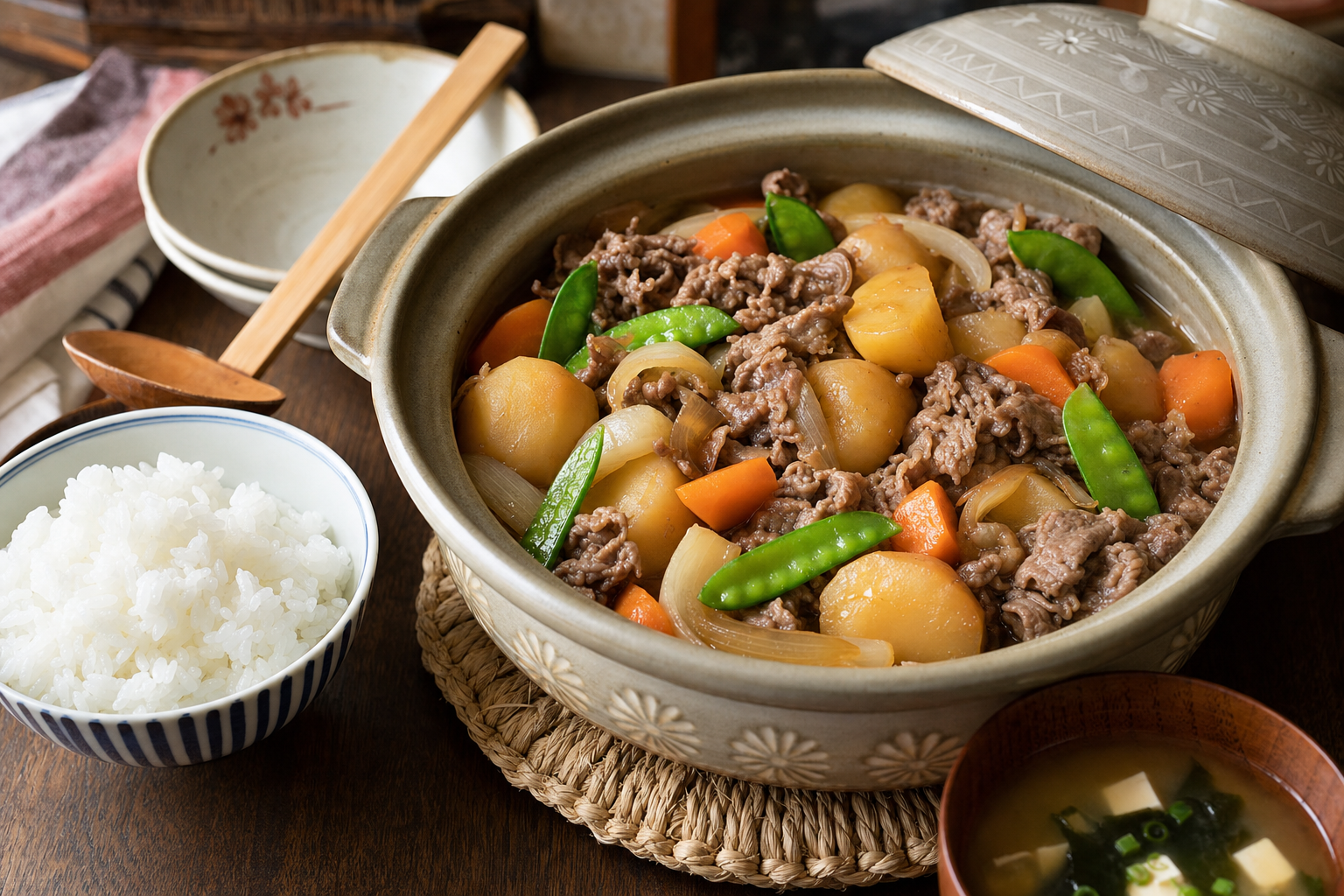 Nikujaga beef and potato stew