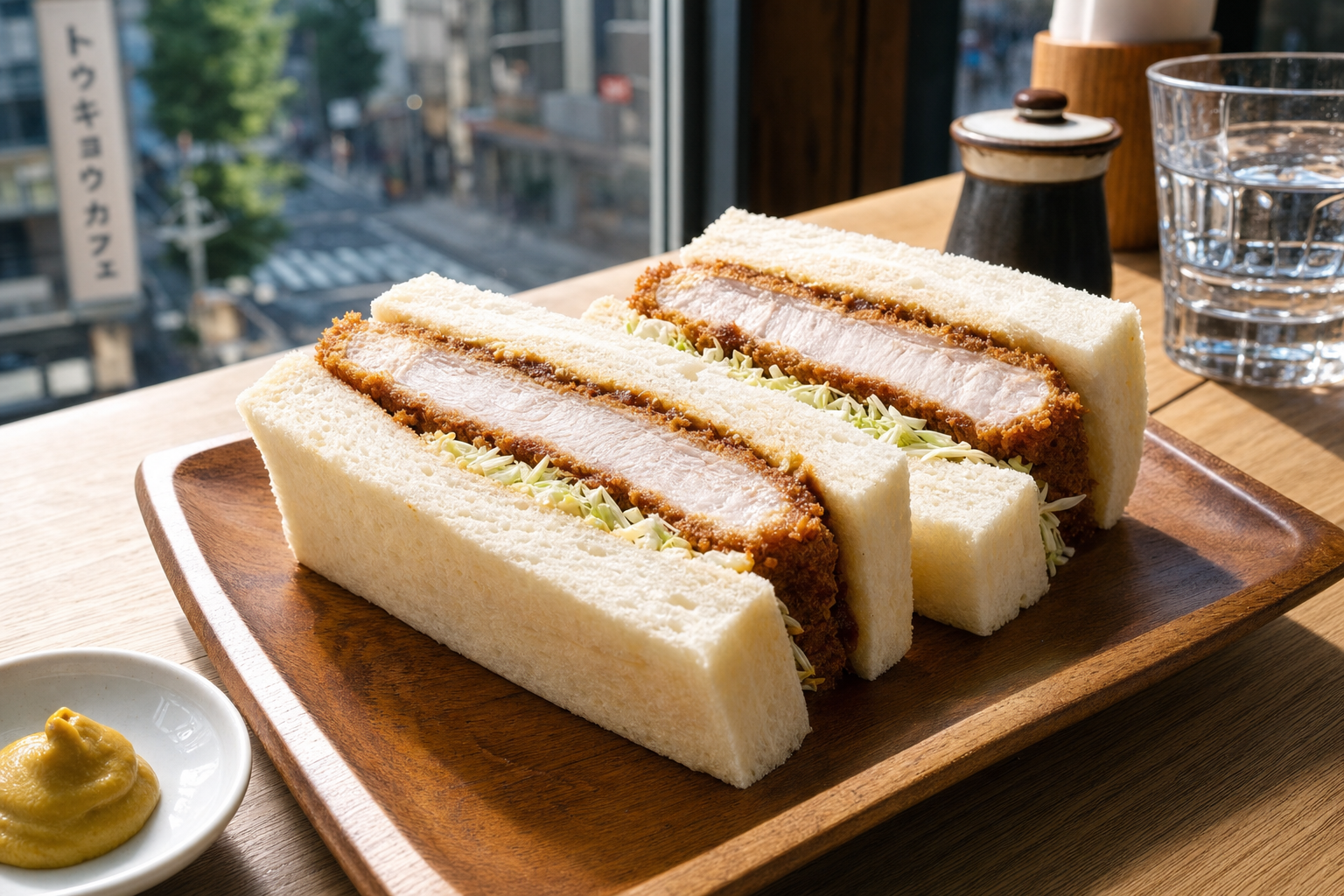 Japanese katsu-sando