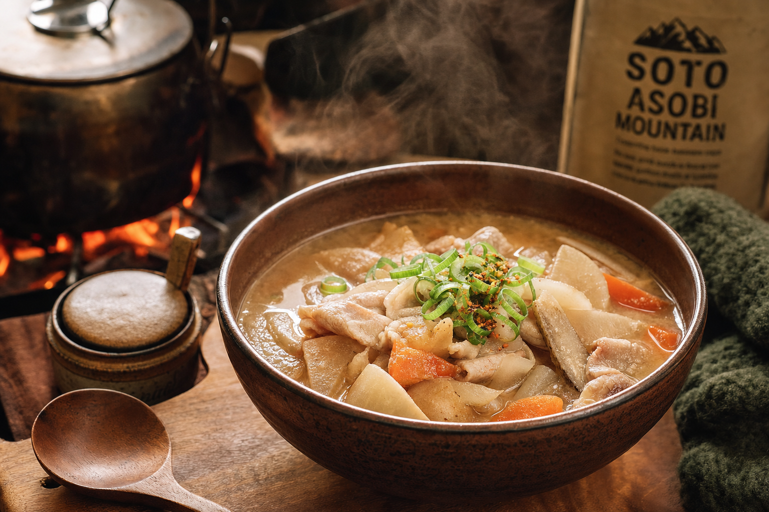 Tonjiru pork miso soup