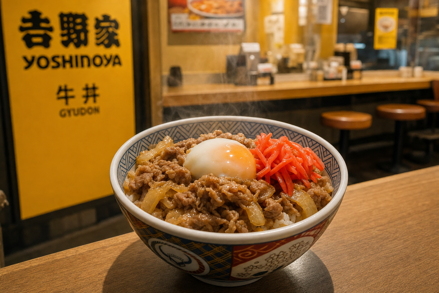 Gyudon beef rice bowl