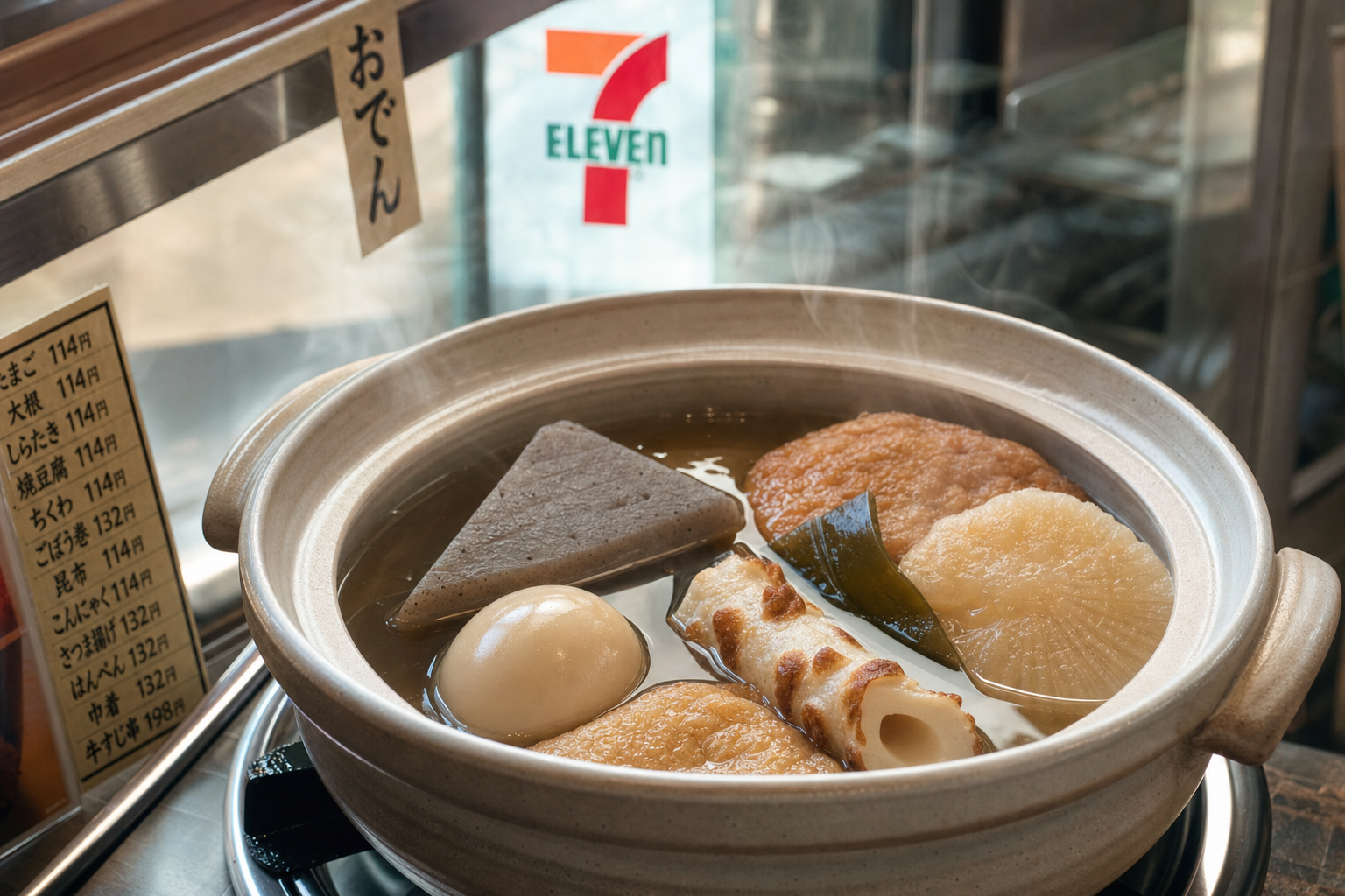 Japanese oden hot pot