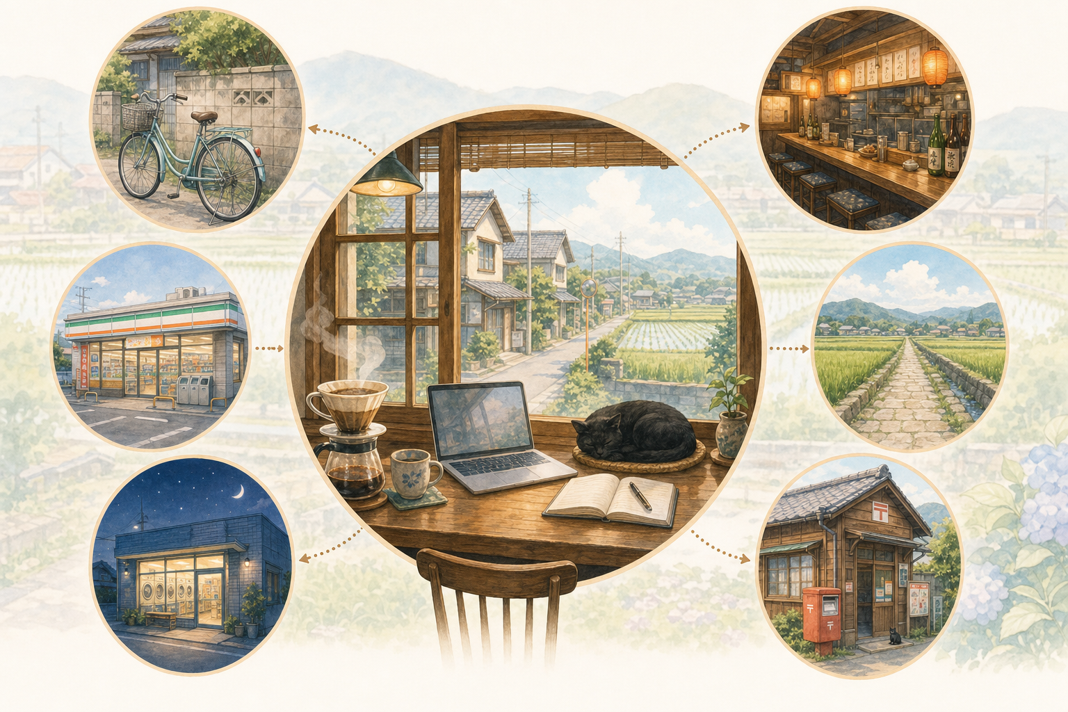 A Week (or a Month) in a Small Japanese Town