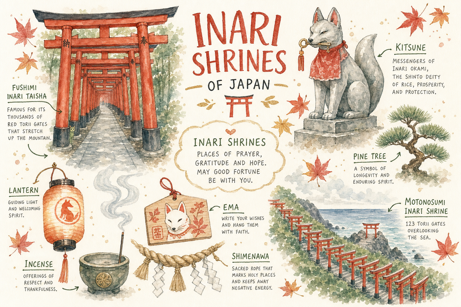 The Most Beautiful Inari Shrines in Japan