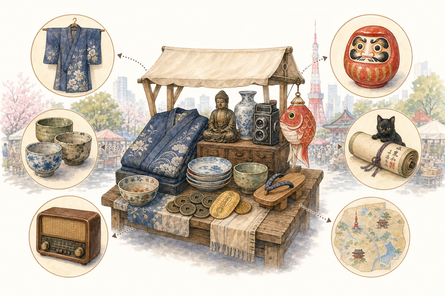 Tokyo Flea Markets: 8 Places to Hunt for Antiques