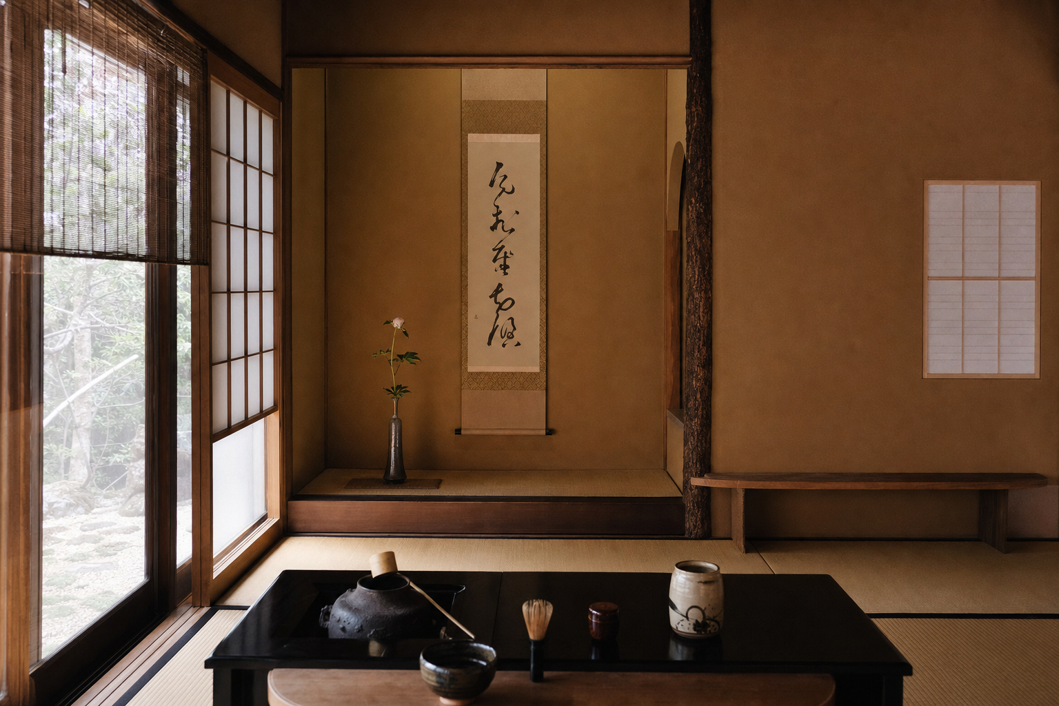 Traditional Japanese tea room