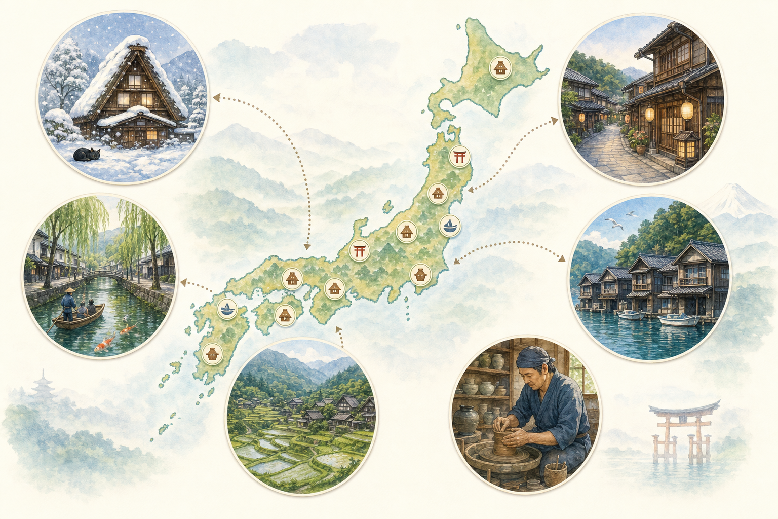 The Most Beautiful Japanese Villages: 18 Places Out of Time