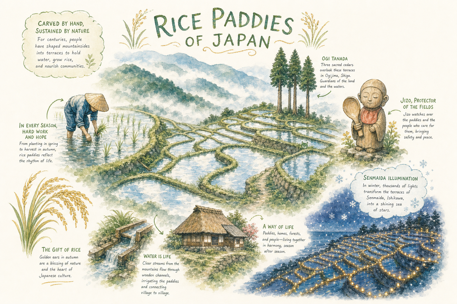The Most Beautiful Rice Terraces in Japan