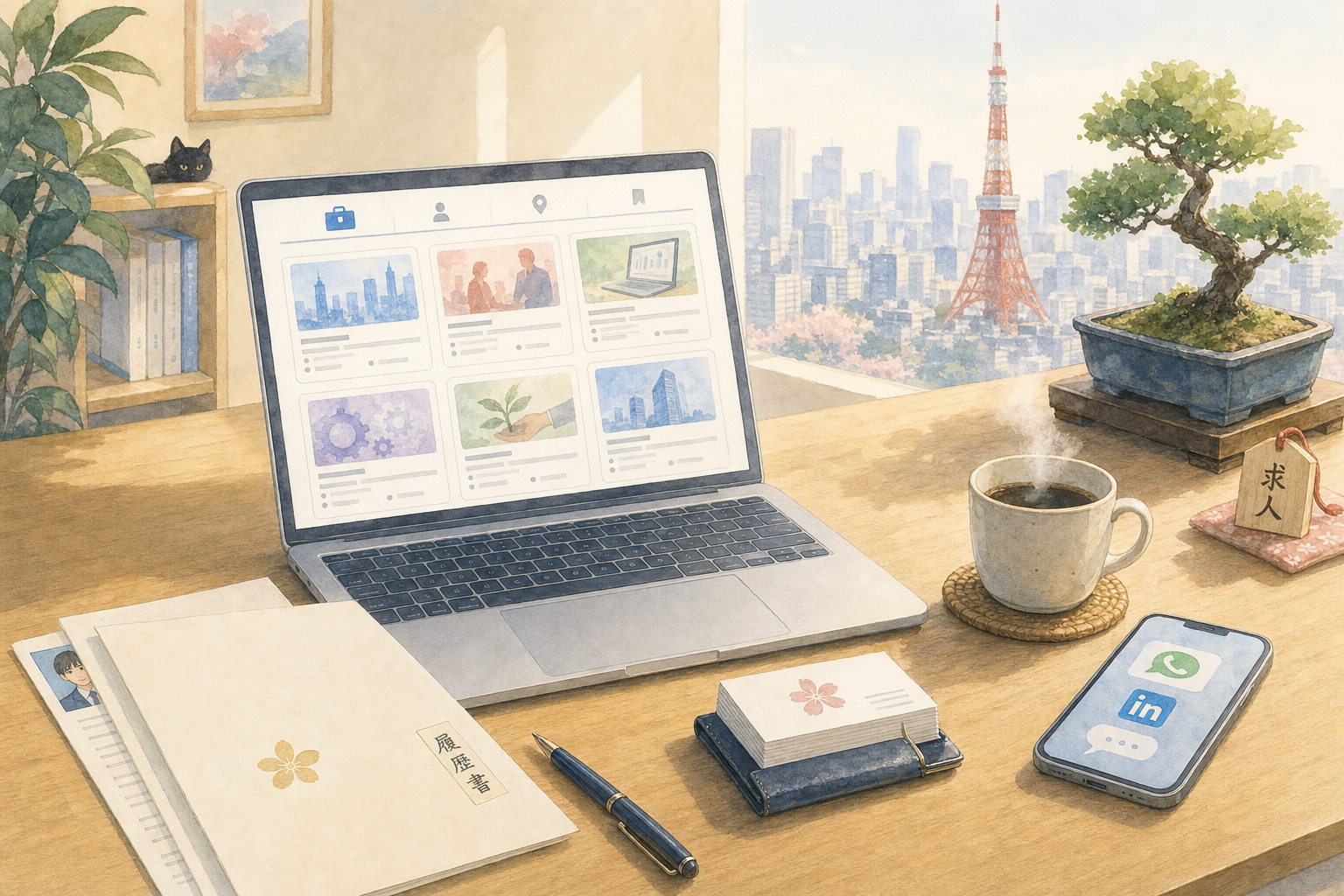 Bureau organisé pour la recherche d'un emploi au Japon